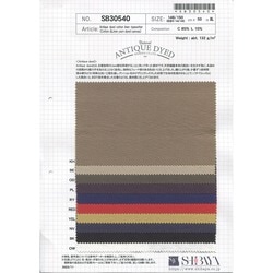 SB30540 2025BFCM-40　Antique dyed コットンリネン タイプライター