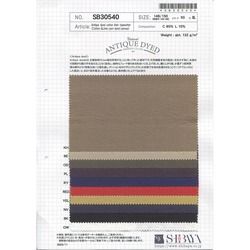 SB30540 2025BFCM-40　Antique dyed コットンリネン タイプライター