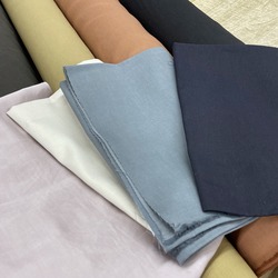 OA352653 80/1スーピマコットン&60/1フレンチリネンウルトラ高密度サテン＆裏面バックサテン