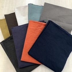 OJE72063 Linen Ramie Cottonの生成オーバーダイ　ナチュラルキャンバス