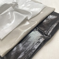 OR32201 極細ラミーと再生繊維が絡んだトゥインクルローン(箔プリント）