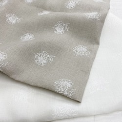 ON040 60/1リネン刺繍 4inch Garden mom