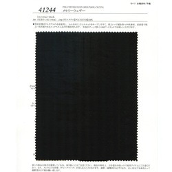 41244 ﾒﾓﾘｰｳｪｻﾞｰPOLYESTER DYED WEATHER CLOTH | TNC | テキスタイルネット