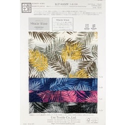 KCP808MW-K-550 綿80ローンミラクルウェーブプリント