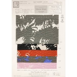 KCP808MW-K-554 綿80ローンミラクルウェーブプリント