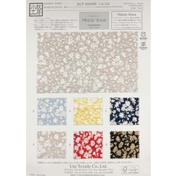 KCP808MW-K-556 綿80ローンミラクルウェーブプリント