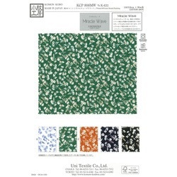 KCP808MW-K-631 綿80ローンミラクルウェーブプリント