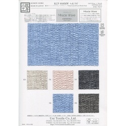 KCP808MW-K-707 綿80ローンミラクルウェーブプリント