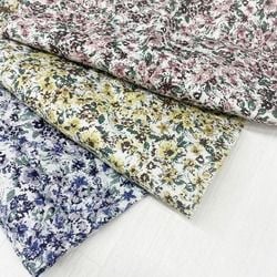 OKC049 60/-リネンプリント カスレ花 [メーターカット]