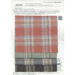 C75666 綿・シルク マドラスチェック | 植山織物 | テキスタイルネット