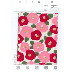 1026-150-1 和柄シャンタン　椿