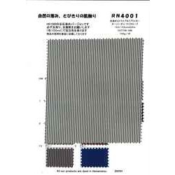 RN4001 先染めストライプタイプライター　オーバーダイ・マイクローブ