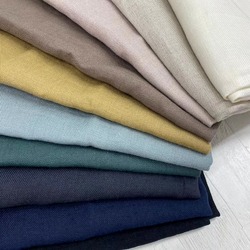 OJ2273 【在庫限り】京都染め Linen 40/1 綾織 ナチュラルワッシャー 天日干し風仕上げ