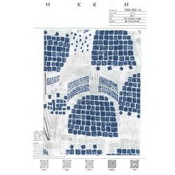 1026-625-14 北欧風　ブロック花がら　60ローン