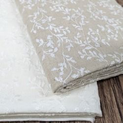 ON3987sale 綿麻刺繍 4inch “leafy”『2025BFCM』