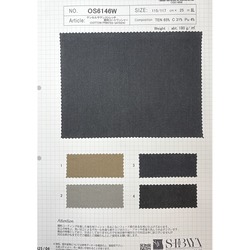 OS6146W 2025BFCM-60　テンセルサテンストレッチ 顔料コートワッシャー　60％OFF
