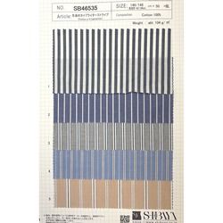 SB46535 2025BFCM-70　先染めタイプライターストライプ　70％OFF
