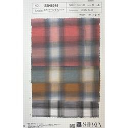 SB46949 2025BFCM-60　広巾シャーリングオンブレー　コットンポプリン　60％OFF