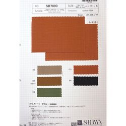 SB7890 2025BFCM-50　ムラ糸ダックグリストーン・ダブル　キャンバス　50％OFF