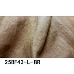 25BF43-L-BR 2025BFCM-50　リネンキャンバス　ナチュラルワッシャー　ブラウン
