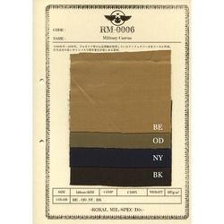 RM-0006 ミリタリーキャンバス 297ｇ/㎡