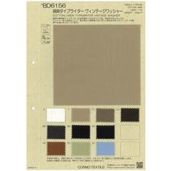 BD6156 綿麻タイプライター　ヴィンテージワッシャー [メーターカット]