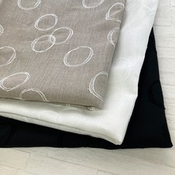 ON0561ON0562 60/1リネン刺繍 6inch Bubble