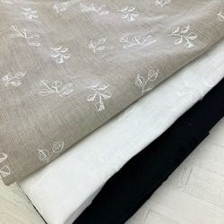 ON437161ON437162 60/1リネン刺繍 4inchダイヤリーフ
