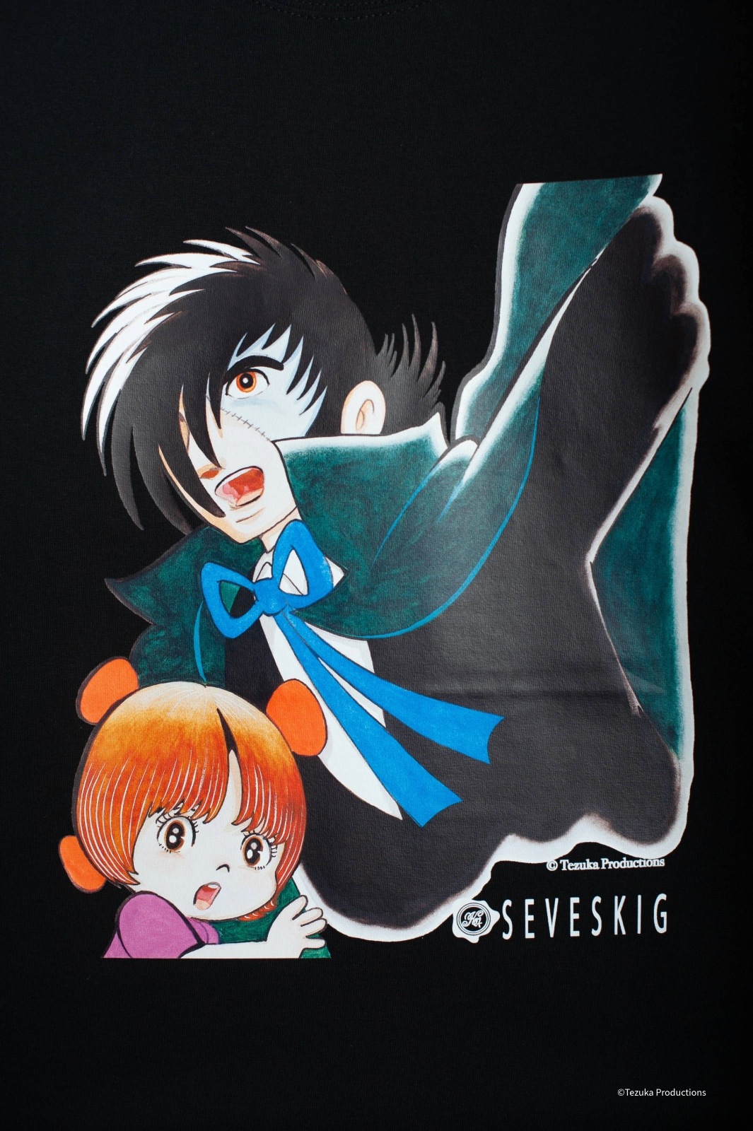 TEZUKA WORLDSEVESKIG S/SL Tee Ver.֥åå BLACK