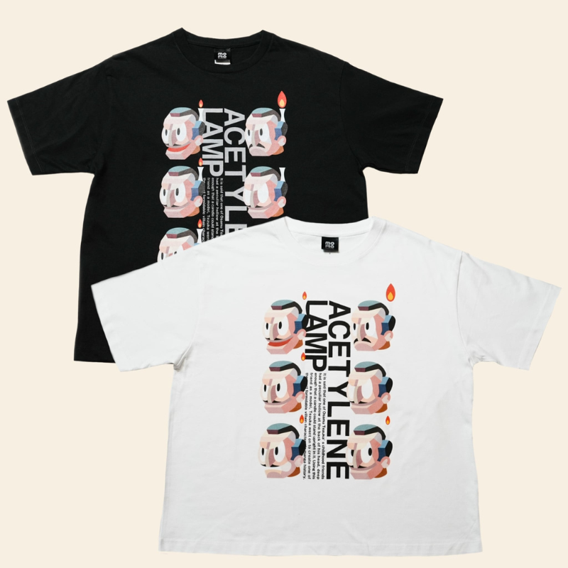 M/TAG Box T-shirts "Acetylene Lamp" feat.MonkeyDesign