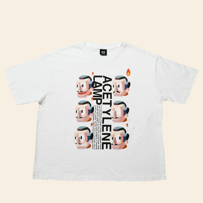 M/TAG Box T-shirts "Acetylene Lamp" feat.MonkeyDesign