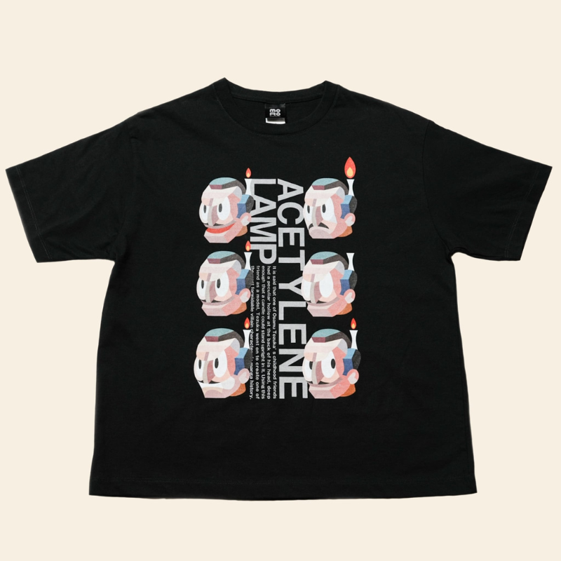 M/TAG Box T-shirts "Acetylene Lamp" feat.MonkeyDesign