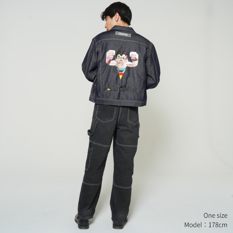 Spectrum Shishu Denim JKT "ATOM" feat.MonkeyDesign��D.Navy��