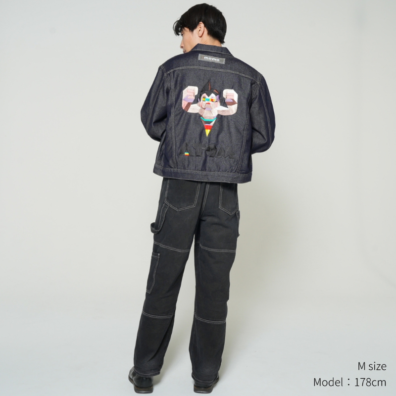 Spectrum Shishu Denim JKT "ATOM" feat.MonkeyDesign��D.Navy��