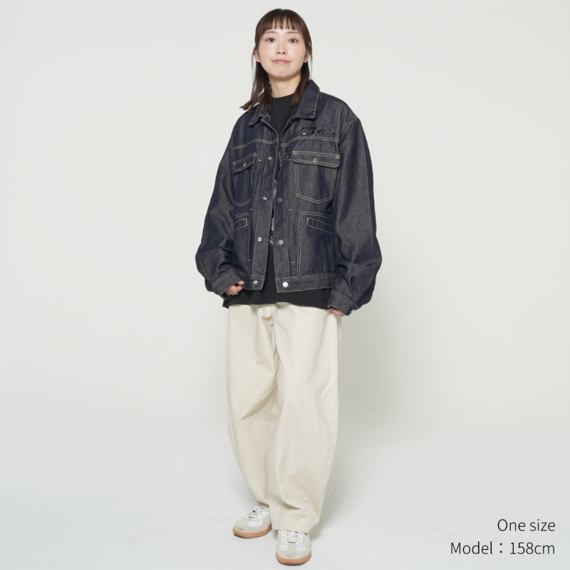 Spectrum Shishu Denim JKT "ATOM" feat.MonkeyDesign��D.Navy��