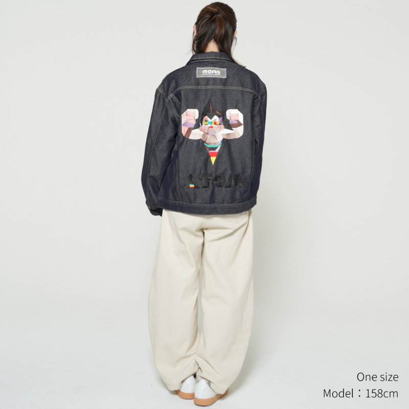 Spectrum Shishu Denim JKT "ATOM" feat.MonkeyDesign��D.Navy��