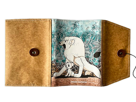 ジャングル大帝 TENJI PARER BOOKCOVER「パンジャとレオ