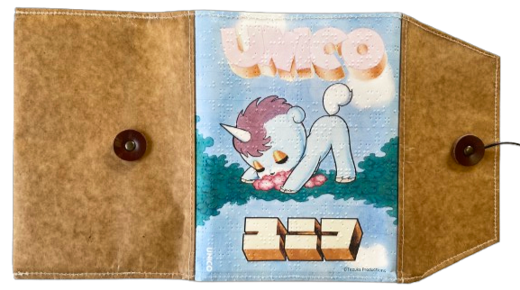 ユニコ TENJI PARER BOOKCOVER「うるわしのロゼリア