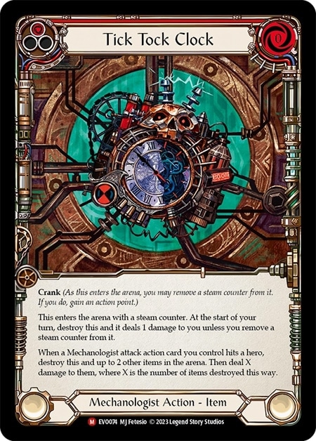 【EN】[Mechanologist] Tick Tock Clock 「M」〔EVO074〕