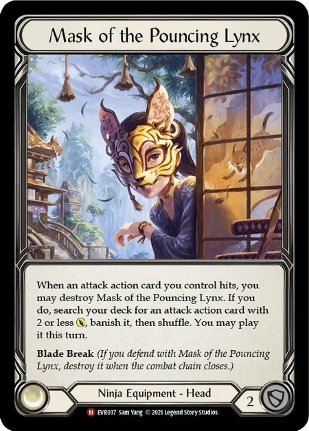 【EN】[Ninja] Mask of the Pouncing Lynx 「M」〔EVR037〕