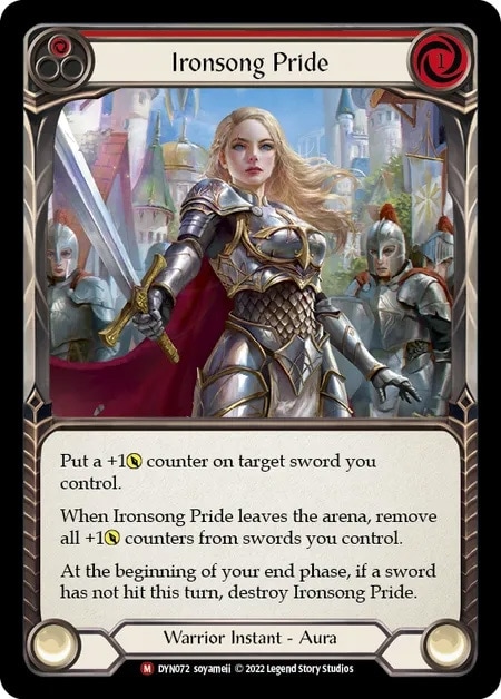 【EN】《Rainbow Foil》[Warrior] Ironsong Pride 「M」〔DYN072〕