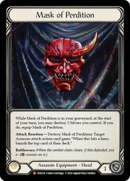 【EN】[Assassin] Mask of Perdition 「M」〔DYN118〕