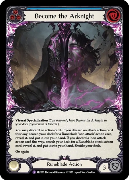 【EN】[Runeblade] Become the Arknight/アークナイト化 (青)「S」〔ARC-UL083〕