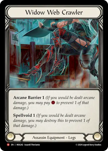 【EN】[Assassin] Widow Web Crawler/ウィドウの巣徘徊 (装備品)「M」〔ROS242〕