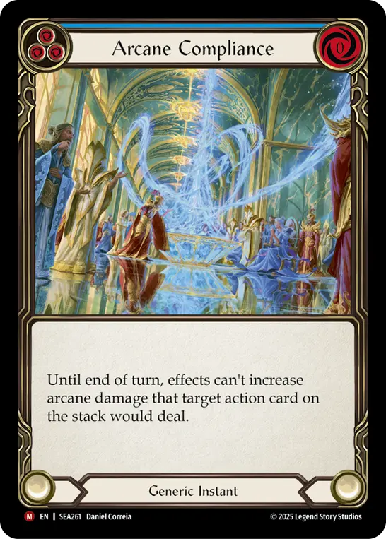 【EN】[Generic] Arcane Compliance/秘術協議会 (黄)「M」〔SEA261〕