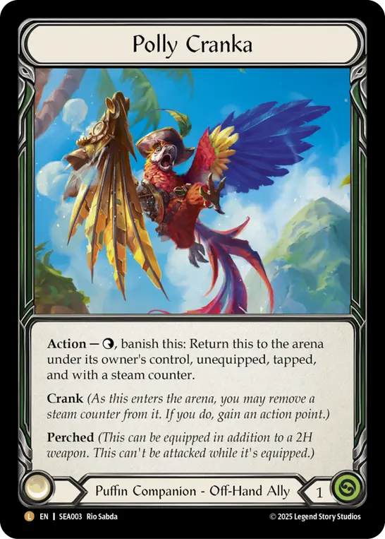 【EN】《Rainbow Foil》[Puffin Companion] Polly Cranka/ポリー・クランカ (装備品)「L」〔SEA003〕