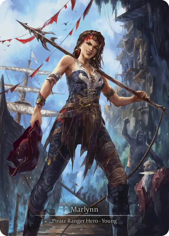 【EN】《Cold Foil》[Pirate Ranger] Marlynn/マーリン (ヒーロー)「Marvel」〔SEA083〕