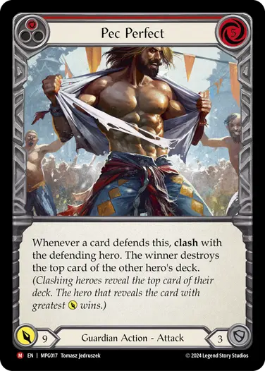 【EN】[Guardian] Pec Perfect/脅威の胸筋 (赤)「M」〔MPG017〕