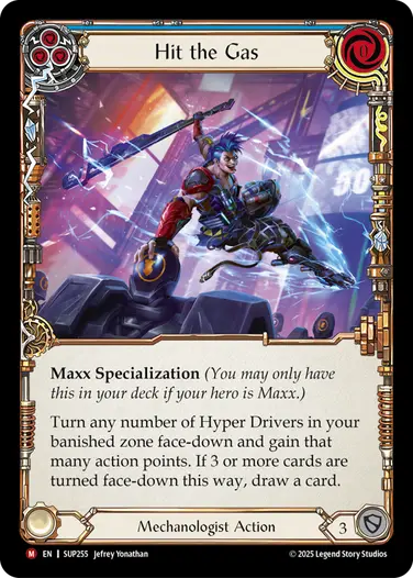 【EN】[Mechanologist] Hit the Gas/アクセル全開 (青)「M」〔SUP255〕