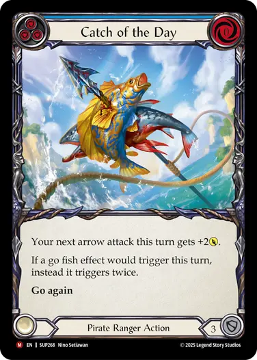 【EN】[Pirate Ranger] Catch of the Day/一番の獲物 (青)「M」〔SUP268〕